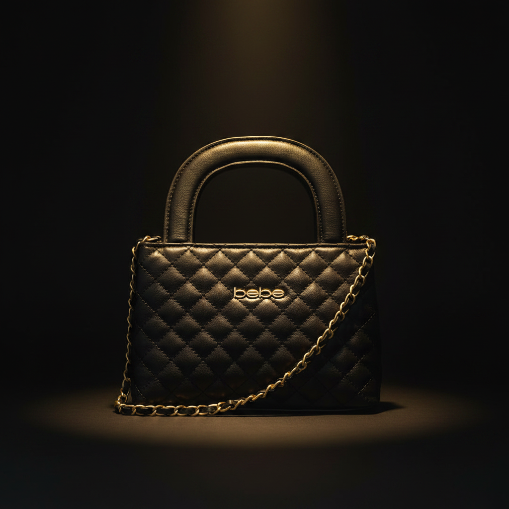 Bebe Sofie mini satchel - glamorous editorial shot