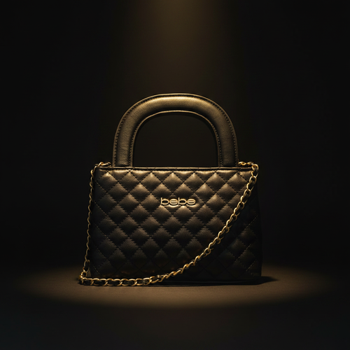 Bebe Sofie mini satchel - glamorous editorial shot