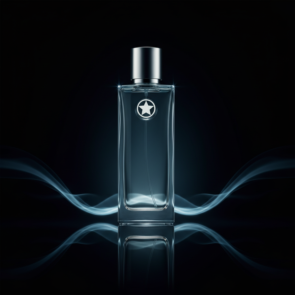 Mont Blanc Individuel 75ml Eau de Toilette bottle in luxury editorial style