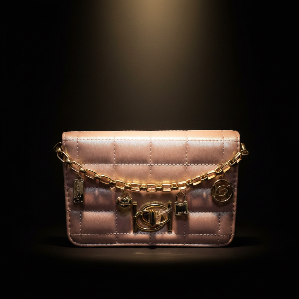 Bebe Jacari crossbody bag - glamorous editorial shot