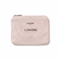Lancôme Pink Mesh Zippered Pouch - clean professional white background shot