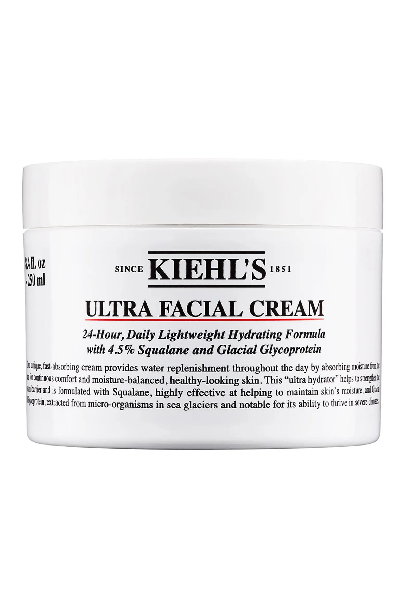 Kiehl's Ultra Facial Cream 0.95 oz - 24-Hour Hydrating Moisturizer